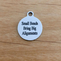 Personalized Round Laser Engraved Charm | Fashion Jewellery Outlet | Fashion Jewellery Outlet