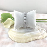 Cubic Zirconia Flower Bridal Bracelet | Fashion Jewellery Outlet | Fashion Jewellery Outlet