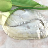 Cubic Zirconia Heart Bridal Bracelet | Fashion Jewellery Outlet | Fashion Jewellery Outlet