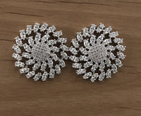 Cubic Zirconia Bridal Earrings, 18K Plated | Fashion Jewellery Outlet | Fashion Jewellery Outlet