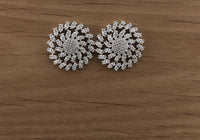 Cubic Zirconia Bridal Earrings, 18K Plated | Fashion Jewellery Outlet | Fashion Jewellery Outlet