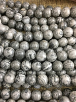 4mm Map Stone Bead | Fashion Jewellery Outlet | Fashion Jewellery Outlet