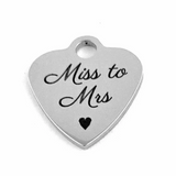 Miss to Mrs Gift for Bride Customized Charm | Fashion Jewellery Outlet | Fashion Jewellery Outlet