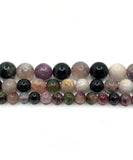 6mm, 8mm and 10mm sizes of tourmaline beads