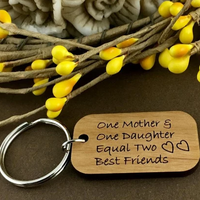 Mother's Day Key Chain Personalized Tag | Fashion Jewellery Outlet | Fashion Jewellery Outlet