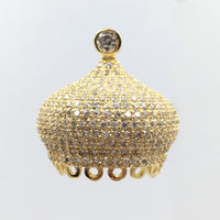 Brass Pave Cap Tassel Findings | Fashion Jewellery Outlet | Fashion Jewellery Outlet