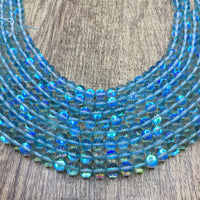 10mm Aqua Blue Mystic Aura Bead | Fashion Jewellery Outlet | Fashion Jewellery Outlet