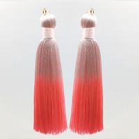 Ombre Pink  Tassel for Jewelry | Fashion Jewellery Outlet | Fashion Jewellery Outlet