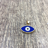 Navy Blue and White Evil Eye Charm | Fashion Jewellery Outlet | Fashion Jewellery Outlet