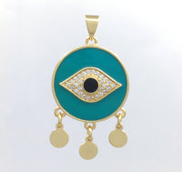 Navy Blue, Blue and White Evil Eye Charm | Fashion Jewellery Outlet | Fashion Jewellery Outlet