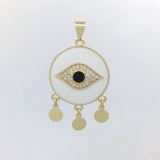 Navy Blue, Blue and White Evil Eye Charm | Fashion Jewellery Outlet | Fashion Jewellery Outlet