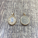Guadalupe Mother Mary Oval Charm | Fashion Jewellery Outlet | Fashion Jewellery Outlet