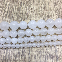4mm White Jade Bead | Fashion Jewellery Outlet | Fashion Jewellery Outlet