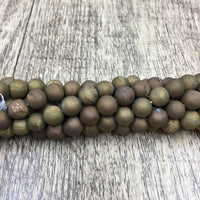10mm Gold Druzy Beads | Fashion Jewellery Outlet | Fashion Jewellery Outlet