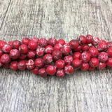 8mm Imperial Sediment Red Bead | Fashion Jewellery Outlet | Fashion Jewellery Outlet