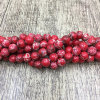 4mm Imperial Sediment Red Bead | Fashion Jewellery Outlet | Fashion Jewellery Outlet