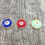 Red, Blue and Green Evil Eye Charm | Fashion Jewellery Outlet | Fashion Jewellery Outlet