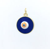 Red, Blue and Green Evil Eye Charm | Fashion Jewellery Outlet | Fashion Jewellery Outlet