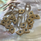 Gold And Silver Evil Eye charm | Fashion Jewellery Outlet | Fashion Jewellery Outlet