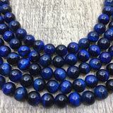 4mm Blue Tiger Eye Bead | Fashion Jewellery Outlet | Fashion Jewellery Outlet
