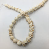 Howlite Skull Beads Yellow/Red/Pink/Ivory/Turquoise | Fashion Jewellery Outlet | Fashion Jewellery Outlet