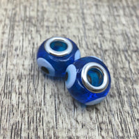 Blue Alloy Evil Eye Bead | Fashion Jewellery Outlet | Fashion Jewellery Outlet