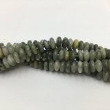 6mm Moss Agate Disc Bead | Fashion Jewellery Outlet | Fashion Jewellery Outlet