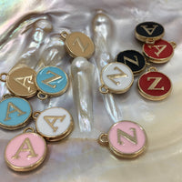 Alloy Letters Charms, Double sided | Fashion Jewellery Outlet | Fashion Jewellery Outlet