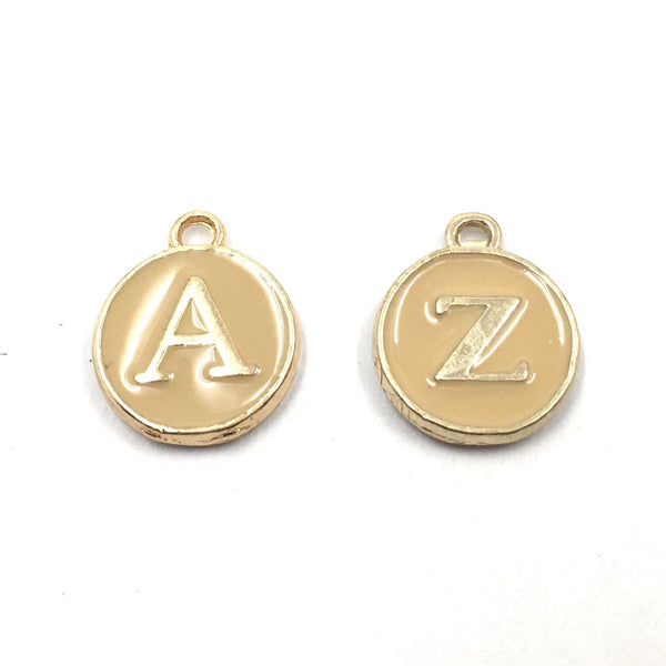 Alloy Letters Charms, Double sided | Fashion Jewellery Outlet | Fashion Jewellery Outlet