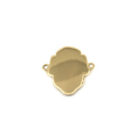 Gold Plated Steel Enamel Buddha Connector | Fashion Jewellery Outlet | Fashion Jewellery Outlet