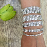 Crystal Rhinestone stretchable bracelet | Fashion Jewellery Outlet | Fashion Jewellery Outlet