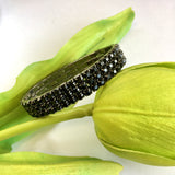Jet Black Rhinestone bracelet | Fashion Jewellery Outlet | Fashion Jewellery Outlet