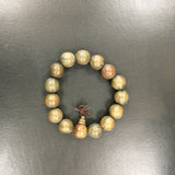 Wood bead bracelet with guru bead | Fashion Jewellery Outlet | Fashion Jewellery Outlet