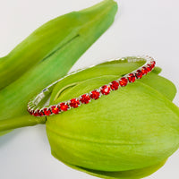 Red Rhinestone bracelet | Fashion Jewellery Outlet | Fashion Jewellery Outlet
