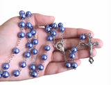 Pearl Long Rosary Necklace | Fashion Jewellery Outlet | Fashion Jewellery Outlet