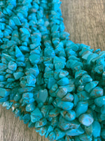 Blue Howlite Chips Beads | Fashion Jewellery Outlet | Fashion Jewellery Outlet