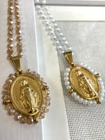 Miraculous Mother Mary Necklace | Fashion Jewellery Outlet | Fashion Jewellery Outlet