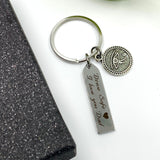Drive Safe ♥ I Love you Dad Custom Keychain | Fashion Jewellery Outlet | Fashion Jewellery Outlet