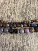 Brown Fossil Gemstone Beads | Fashion Jewellery Outlet | Fashion Jewellery Outlet