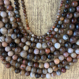 Brown Fossil Gemstone Beads | Fashion Jewellery Outlet | Fashion Jewellery Outlet
