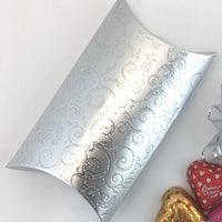 Silver Pillow Candy Box | Fashion Jewellery Outlet | Fashion Jewellery Outlet