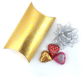 Gold Pillow Candy Box | Fashion Jewellery Outlet | Fashion Jewellery Outlet