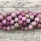 6mm Pink Petrified Wood Bead | Fashion Jewellery Outlet | Fashion Jewellery Outlet