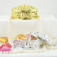 Oval Gold Candy Box | Fashion Jewellery Outlet | Fashion Jewellery Outlet