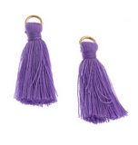 Poly Cotton Tassel, Purple Thread Tassel | Fashion Jewellery Outlet | Fashion Jewellery Outlet