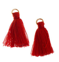 Poly Cotton Tassel, Red Thread Tassel | Fashion Jewellery Outlet | Fashion Jewellery Outlet