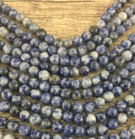 8mm Sodalite Bead | Fashion Jewellery Outlet | Fashion Jewellery Outlet