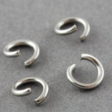 Sterling Silver Open Jump Ring 5mm -6mm | Fashion Jewellery Outlet | Fashion Jewellery Outlet