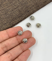 Sterling Silver Tibetan Style Spacer Beads