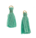 Poly Cotton Tassel, Turquoise Thread Tassel | Fashion Jewellery Outlet | Fashion Jewellery Outlet